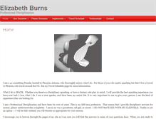 Tablet Screenshot of elizabethburns.com